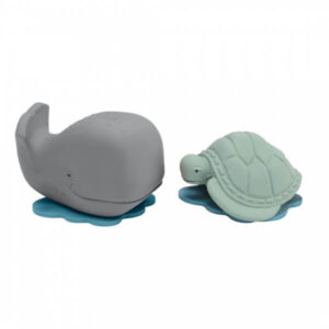 hevea badespielzeug plastikfrei wal schildkröte