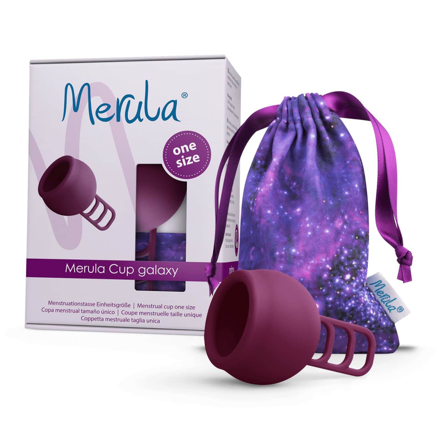 merula menstrationscup menstasse galaxy lila