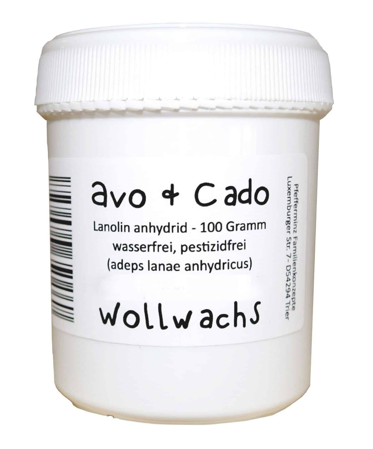 avo und cado lanolin wollfett 100 g